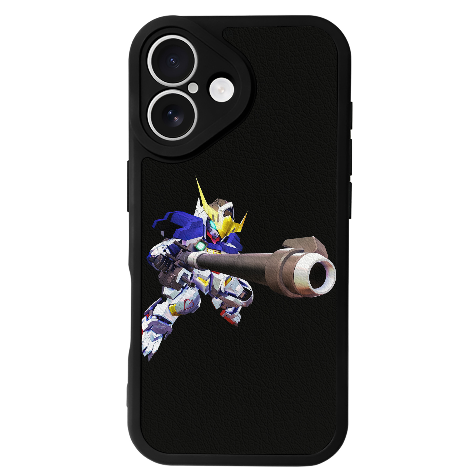 （画像用） 機動戦士ガンダム Mobile Suit Gundam 【iPhone 16シリーズ対応】シリコンスマホケース（レザー調） 材質：シリコン
